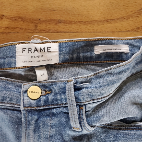 FRAME Denim Le High Skiny 28 - Picture 3 of 4